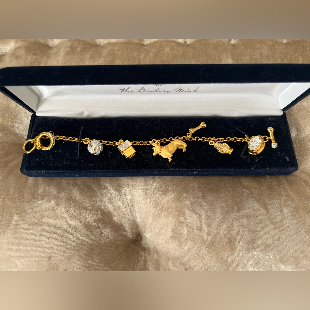 Danbury Mint Corgi bracelet